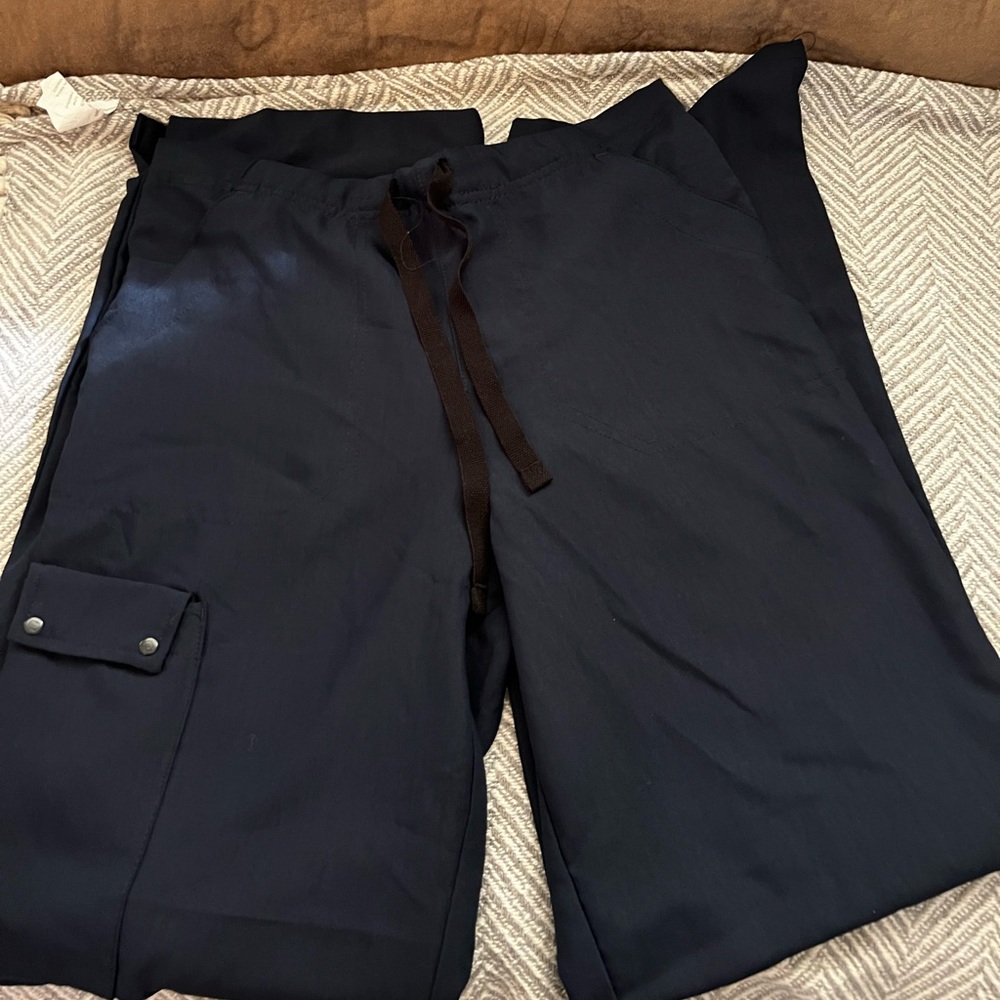 Navy blue size extra small scrub pants